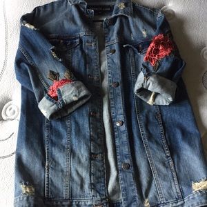 Express boyfriend jean jacket